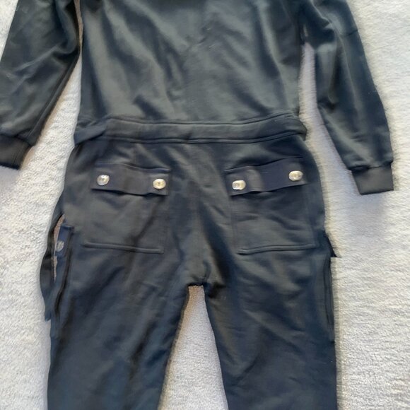 Jonny Cota Fleece Hooded Jumpsuit Long Sleeve - Cutting Edge Streetwear - EUC- S - Picture 9 of 16